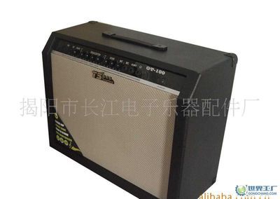 TS樂器音箱100W 吉他音箱GT-100帶混響延遲效果高清圖片-世界工廠網