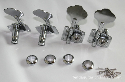 【貝司花形柄弦軸BASS鉻色開放式調弦器琴頭鈕4個一套】價格,廠家,圖片,樂器配件,惠州市惠陽區秋長倍音五金電子加工部-